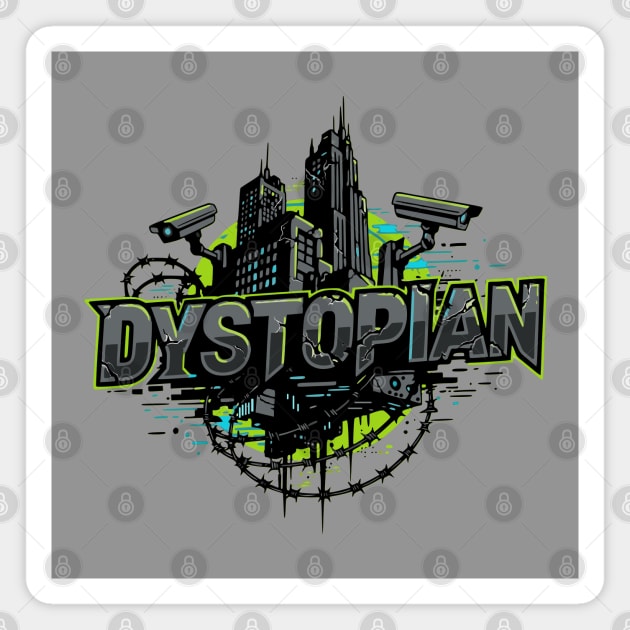 Dystopian Fiction Rules Magnet by H. R. Sinclair